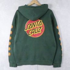 画像1: SANTA CRUZ ロゴプリントスウェットフーディー S (1)