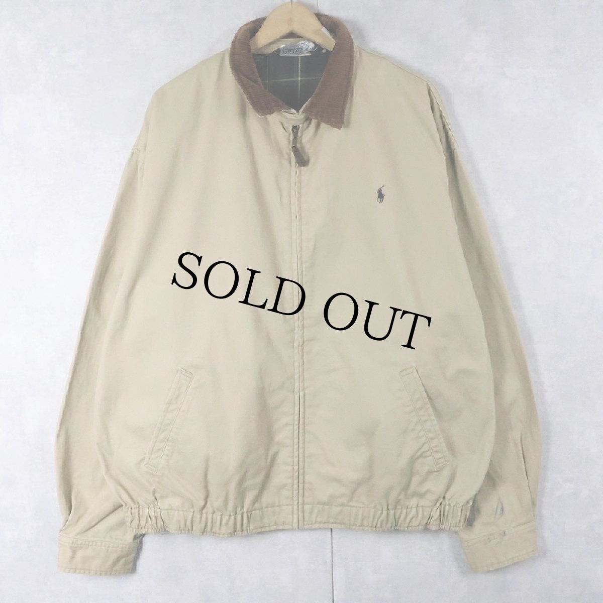画像1: POLO Ralph Lauren コットンスイングトップ XL (1)