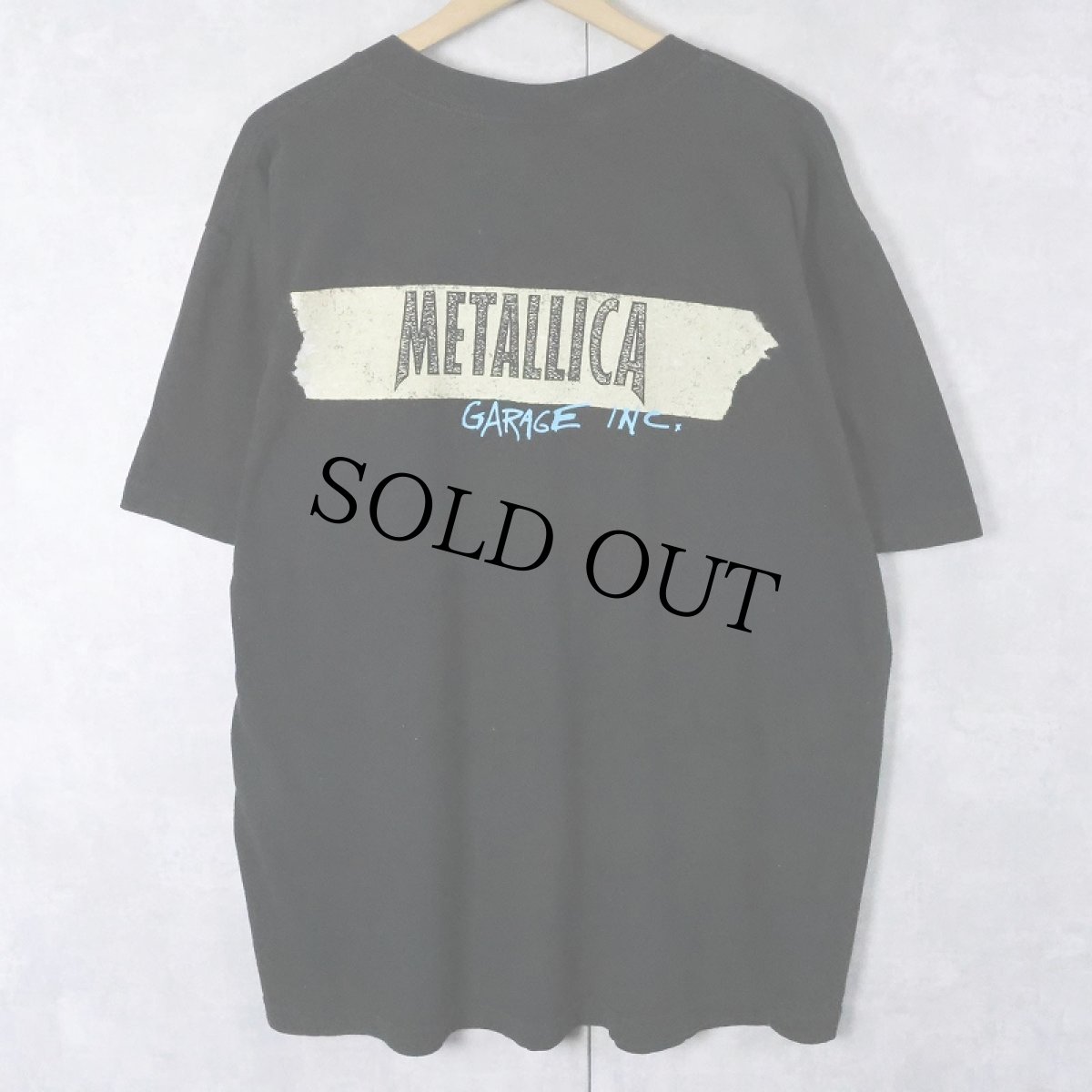 画像2: 90's METALLICA "GARAGE INC." ヘヴィメタルバンドプリントTシャツ BLACK XL (2)
