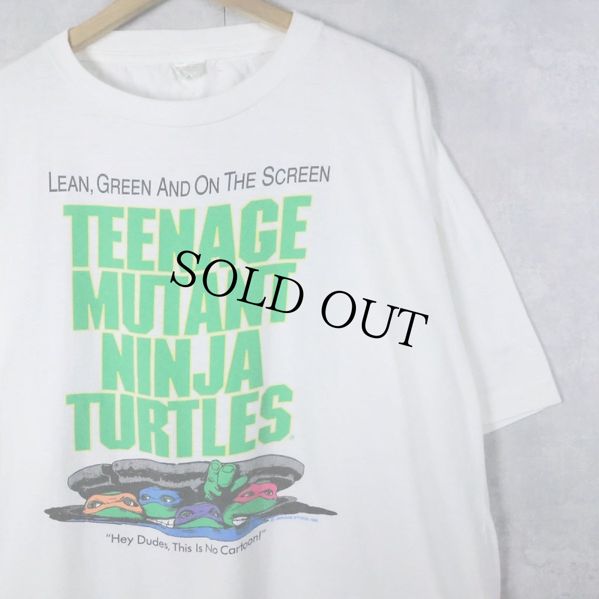 画像1: 90's Teenage Mutant Ninja Turtles アメコミキャラクター プリントTシャツ XL (1)