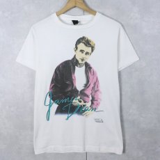 画像1: 80's James Dean USA製 ハリウッドスタープリントTシャツ M (1)