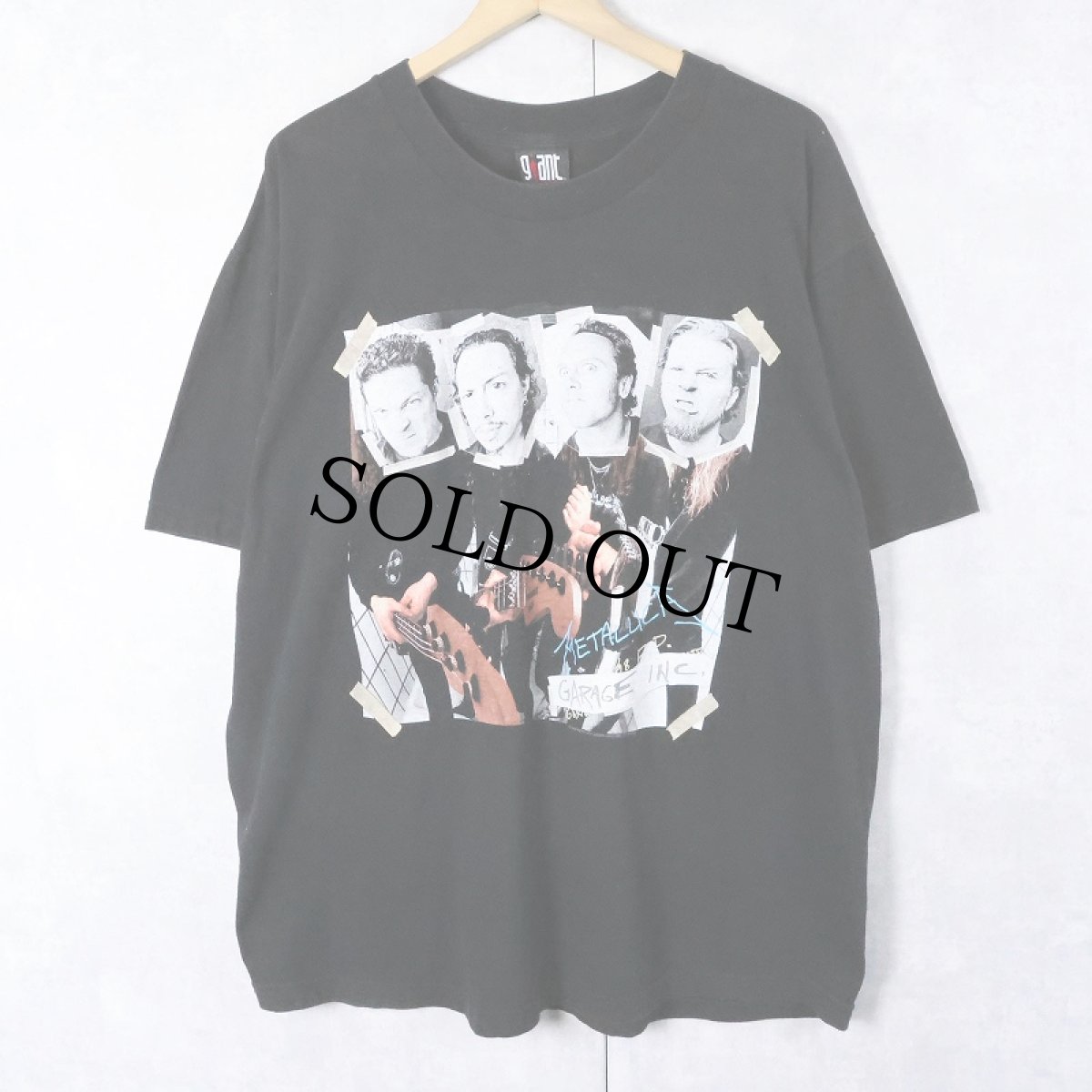 画像1: 90's METALLICA "GARAGE INC." ヘヴィメタルバンドプリントTシャツ BLACK XL (1)