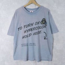 画像1: 90's Hypercolor USA製 特殊染料 プリントTシャツ L (1)