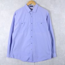 画像1: 2000's Patagonia コットンスナップシャツ L (1)