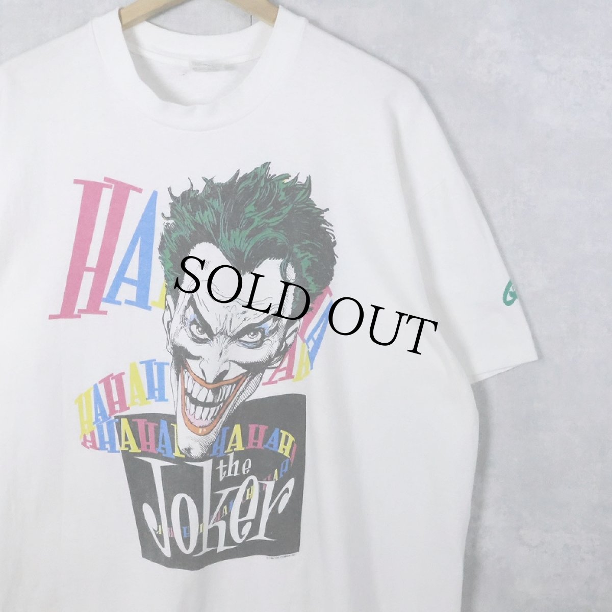 画像1: 80's JOKER USA製 アメコミキャラクター プリントTシャツ XL (1)