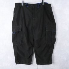 画像1: GAP クロップド カーゴパンツ BLACK XL (1)