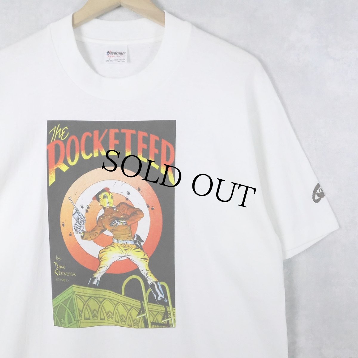 画像1: 80's THE ROCKETEER USA製 アメコミキャラクター プリントTシャツ DEADSTOCK L (1)