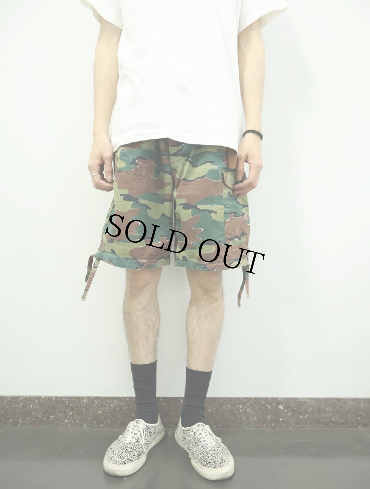 画像2: POLO Ralph Lauren SURPLUS "MILITARY TYPE" ジグソーカモ柄 カーゴショーツ W33 (2)