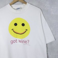 画像1: 90's got wine? 広告パロディ プリントTシャツ XL (1)