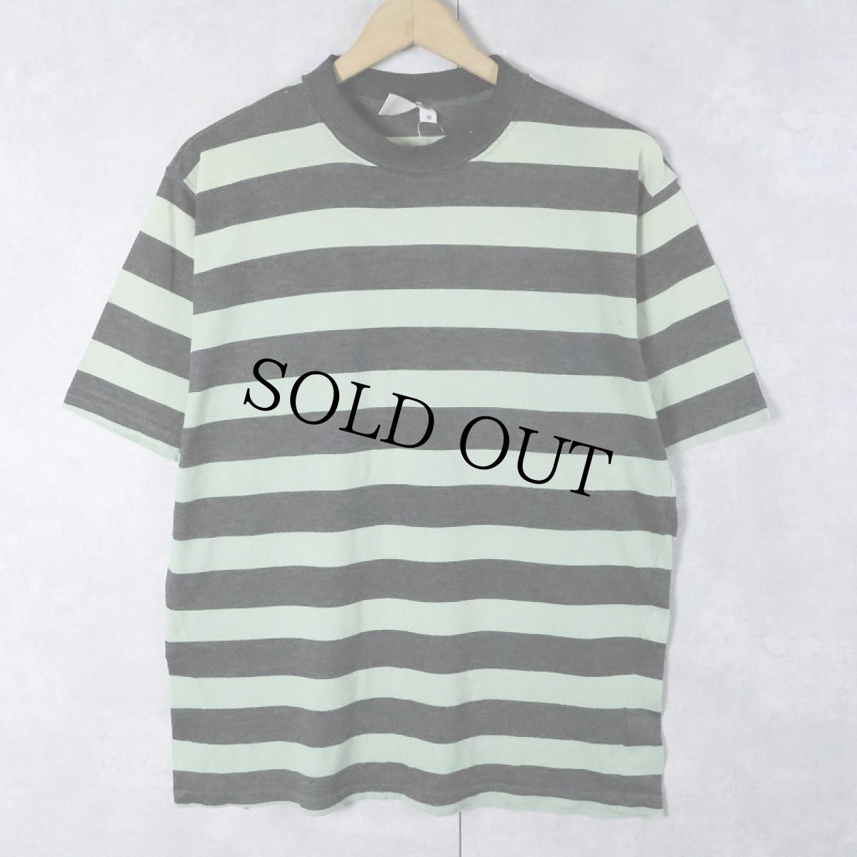 画像1: LE FROG ボーダー柄 Tシャツ M (1)