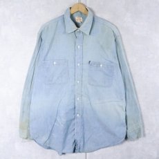 画像1: 50's PENNEY'S BIG MAC シャンブレーワークシャツ (1)