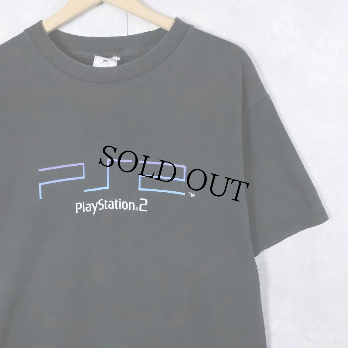 画像1: Playstatin2 ゲームプリントTシャツ BLACK L (1)