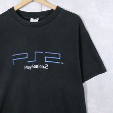 画像1: Playstatin2 ゲームプリントTシャツ BLACK L (1)