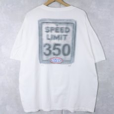画像2: 2000's NHRA "SPEED LIMIT 350" ドラッグレース団体 ロゴプリントTシャツ 2X (2)