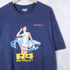 画像1: 90's NAMCO "RIDGE RACER TYPE 4" ゲームプリントTシャツ (1)