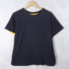 画像2: 70〜80's "RACINE" ラバープリント ダブルフェイス リバーシブルTシャツ (2)