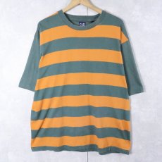 画像1: 90's GAP USA製 ボーダー柄 Ｔシャツ L (1)