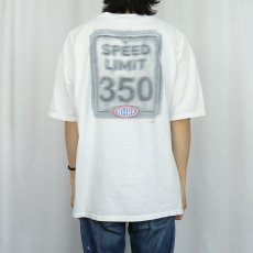 画像4: 2000's NHRA "SPEED LIMIT 350" ドラッグレース団体 ロゴプリントTシャツ 2X (4)