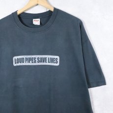 画像1: 2000's "LOUD PIPES SAVE LIVES" プリントTシャツ XL (1)