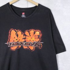画像1: 鉄拳 格闘ゲーム プリントTシャツ BLACK XL (1)