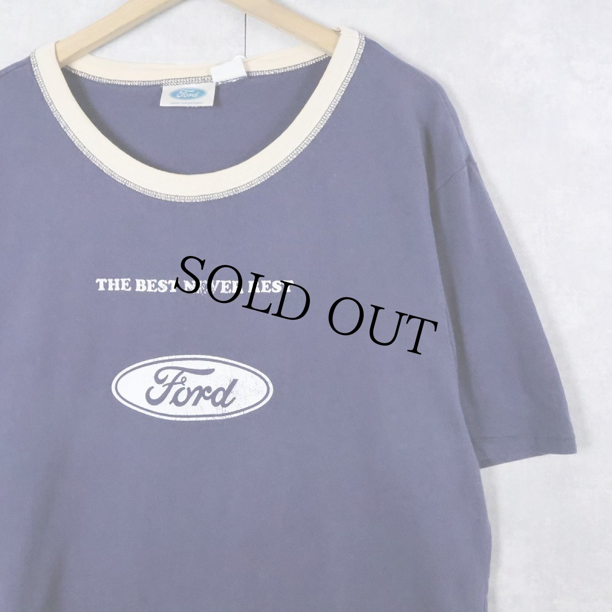 画像1: Ford "THE BEST NEVER REST" 自動車メーカー プリントTシャツ XL (1)