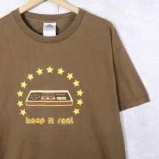 画像1: 2000's Nintendo "keep it real" ゲームプリントTシャツ L (1)