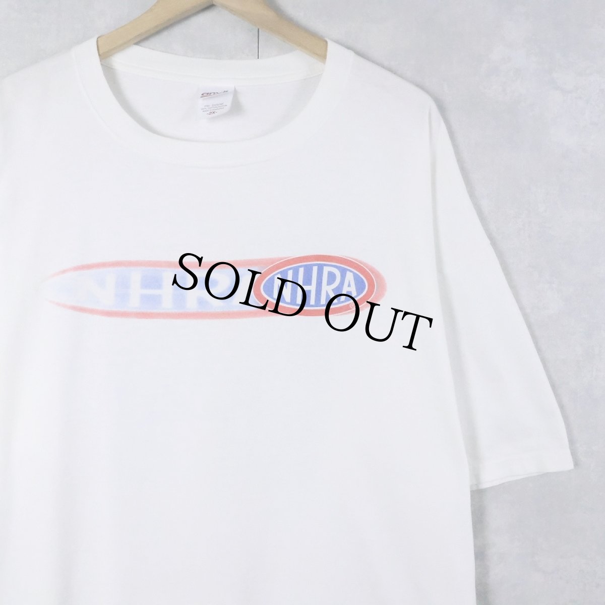 画像1: 2000's NHRA "SPEED LIMIT 350" ドラッグレース団体 ロゴプリントTシャツ 2X (1)