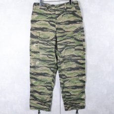 画像1: TRU-SPEC タイガーストライプカモ柄 カーゴパンツ W24-31 (1)