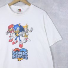 画像1: 2000's SONIC HEROES ゲームプリントTシャツ XL (1)