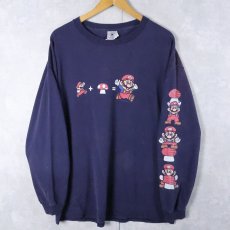 画像1: 2000's Nintendo SUPER MARIO ゲームプリントロンT XL (1)