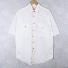 画像1: FILSON コットンシャツ M (1)