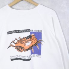 画像2: 90's Industrial Light & Magic USA製 制作会社プリントスウェット XL (2)