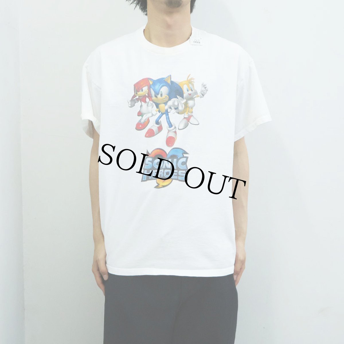 画像2: 2000's SONIC HEROES ゲームプリントTシャツ XL (2)