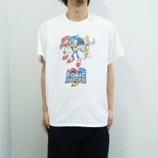 画像2: 2000's SONIC HEROES ゲームプリントTシャツ XL (2)