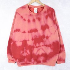 画像1: 90's ST. JOHN'S BAY SPORT タイダイスウェット L (1)