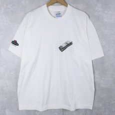 画像2: 90's FRUIT OF THE LOOM IRELAND製 新聞プリントTシャツ XL (2)