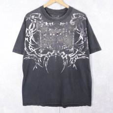 画像1: Tapout ロゴプリントTシャツ BLACK L (1)