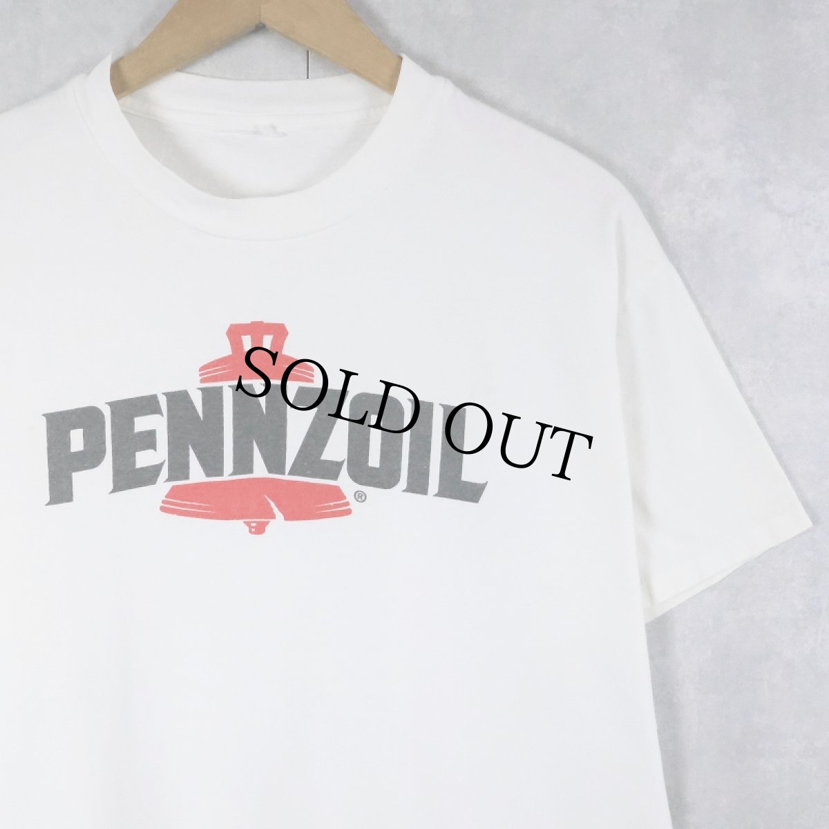 画像1: 80〜90's Pennzoil エンジンオイルブランドプリントTシャツ  (1)