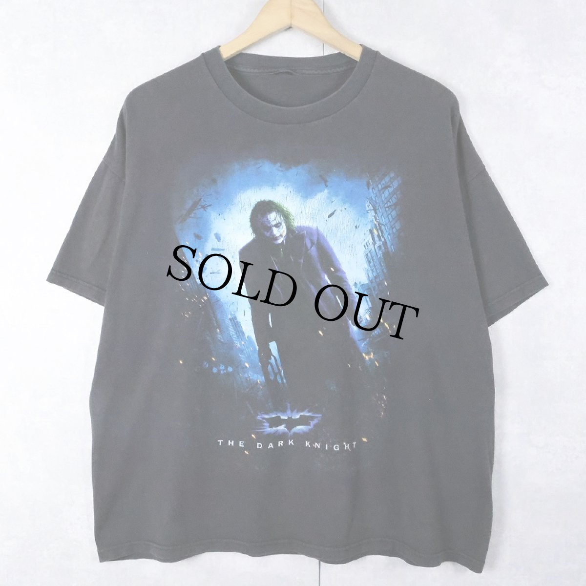 画像1: 2008 The Dark Knight "JOKER" 映画プリントTシャツ BLACK (1)