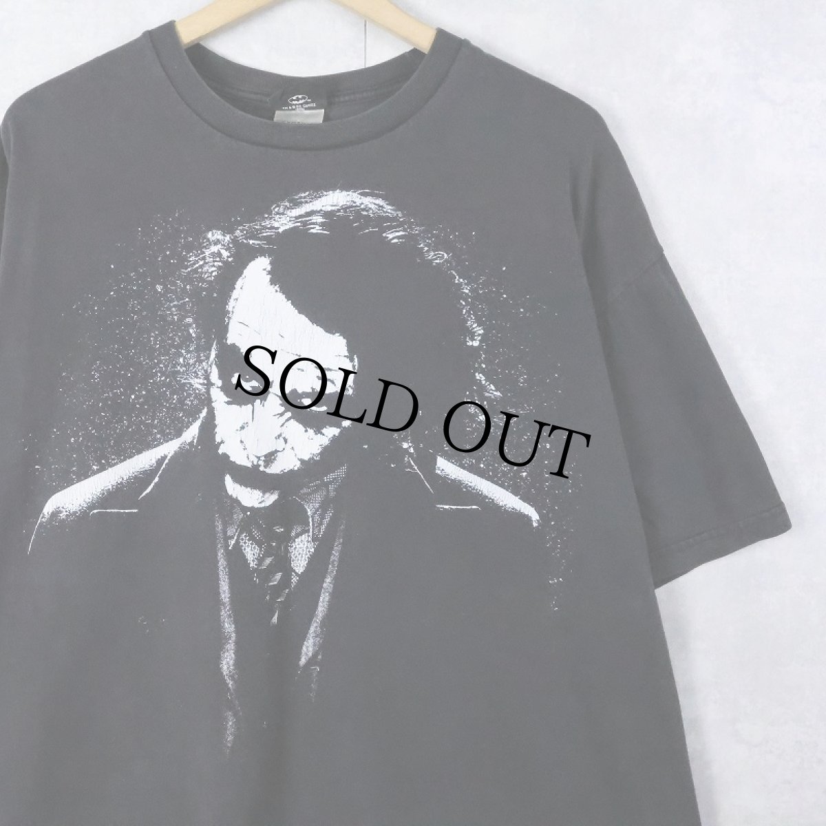 画像1: 2008 The Dark Knight "JOKER" 映画プリントTシャツ BLACK XL (1)