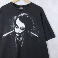 画像1: 2008 The Dark Knight "JOKER" 映画プリントTシャツ BLACK XL (1)