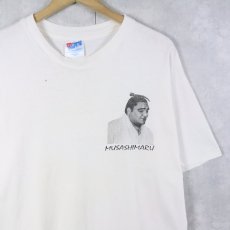画像2: 90's USA製 武蔵丸 力士プリントTシャツ L (2)