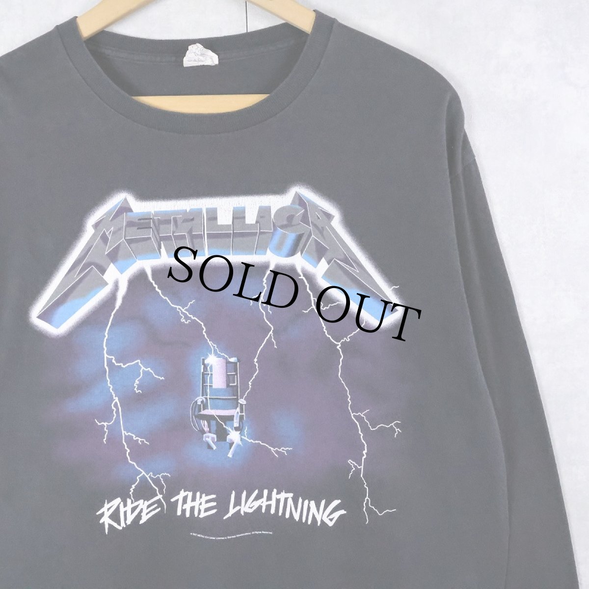 画像1: 2000's METALLICA "RIDE THE LIGHTING" ロックバンドアルバムロンＴ Ｌ (1)