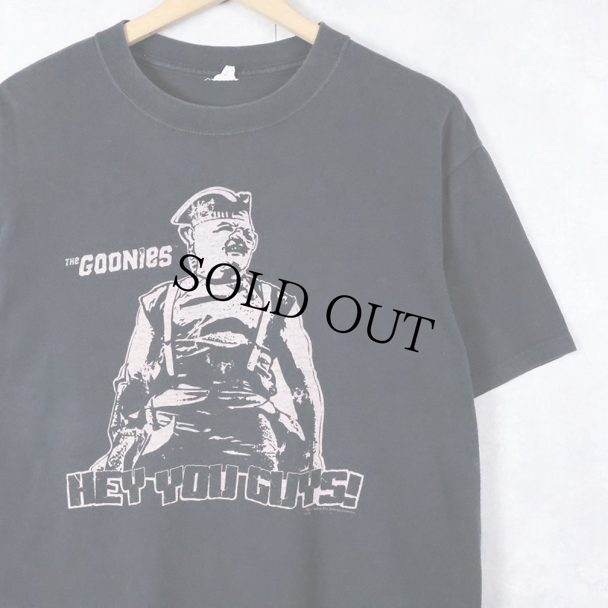 画像1: The Goonies "SLOTH" 映画プリントTシャツ BLACK (1)