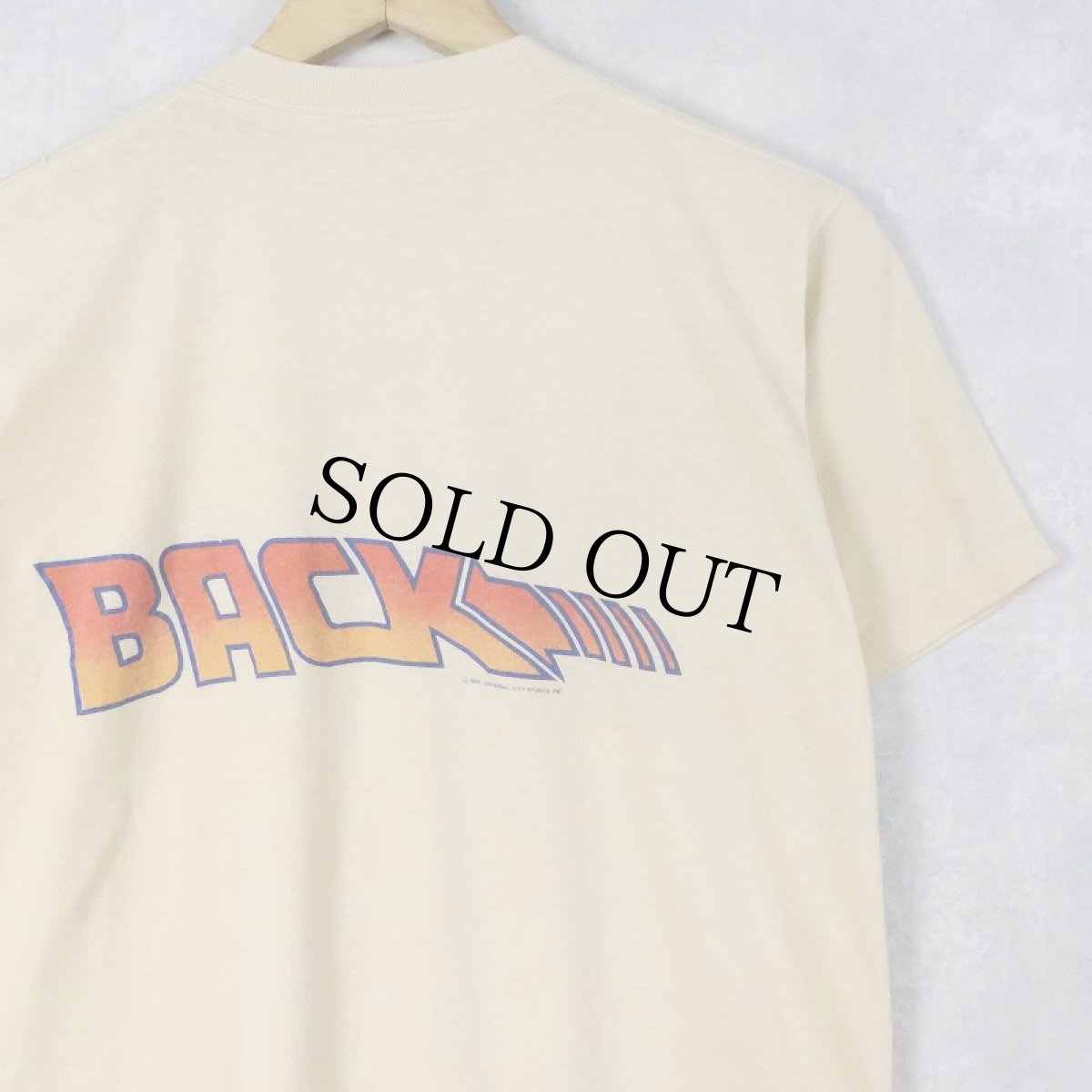 画像2: 1985 Back to the Future USA製 SF映画プリントＴシャツ L (2)