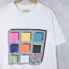 画像1: 90's Jacques Moret USA製 イラストプリントTシャツ ONESIZE (1)