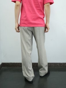 画像3: 50's 千鳥格子柄 2タック レーヨンスラックス W30 (3)