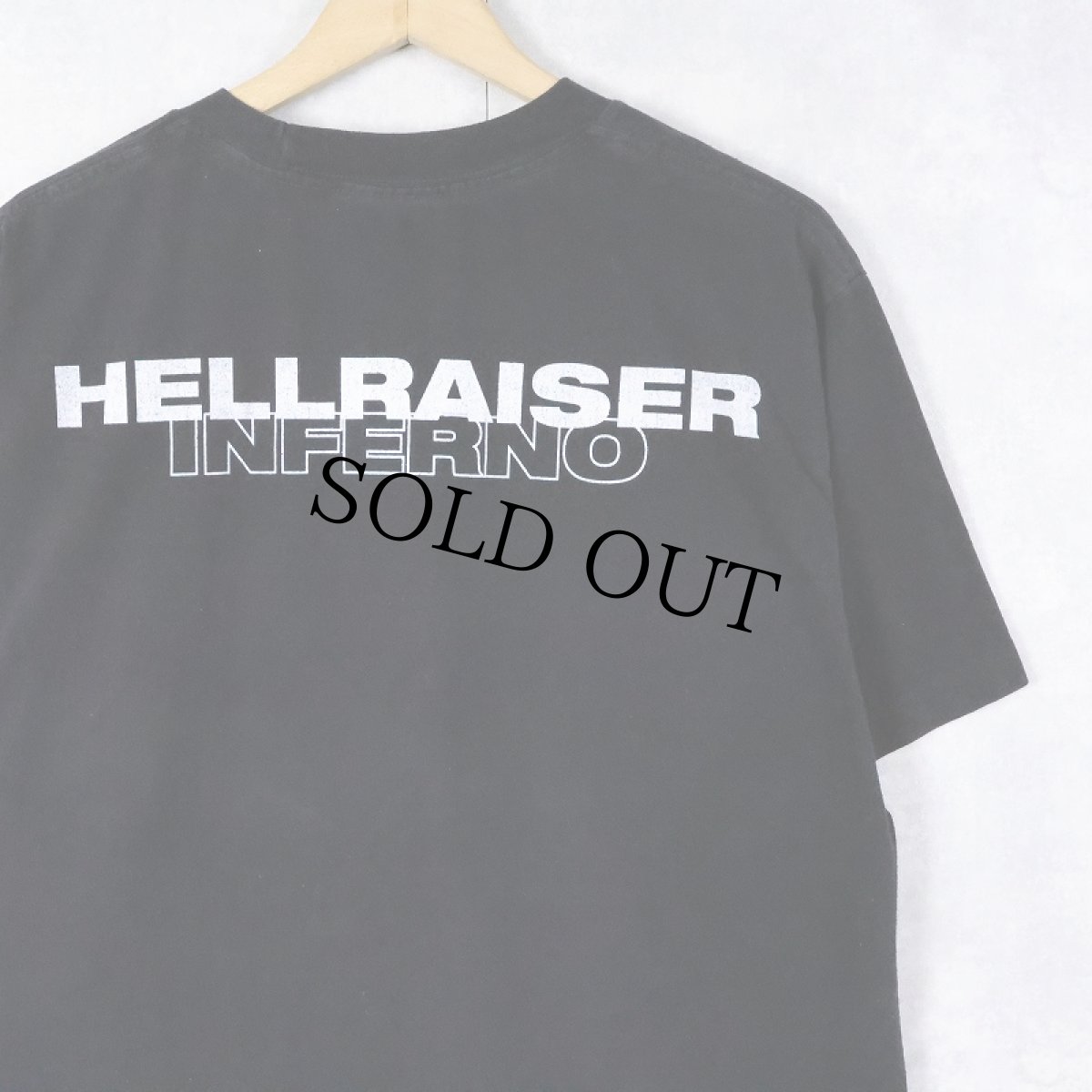 画像2: Hellraiser ホラー映画プリントTシャツ BLACK  (2)