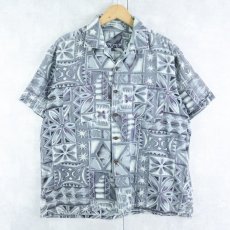画像1: 80's〜 総柄 アロハシャツ (1)