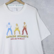 画像1: Napoleon Dynamite "DANCE LIKE YOU MEAN IT !" コメディ映画プリントＴシャツ L (1)